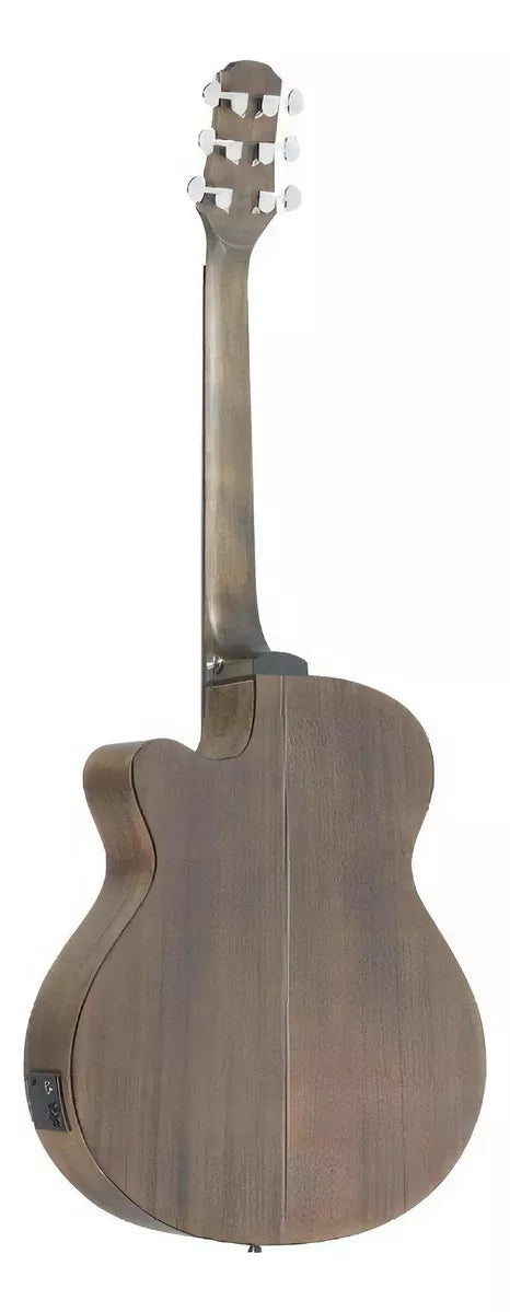 Violão eletroacústica Strinberg Black SA200C para destros tobacco louro indiano