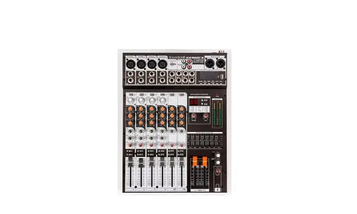 Mesa de Som Analógica e Mixer 8 Canais Soundcraft SX 802FX-USB